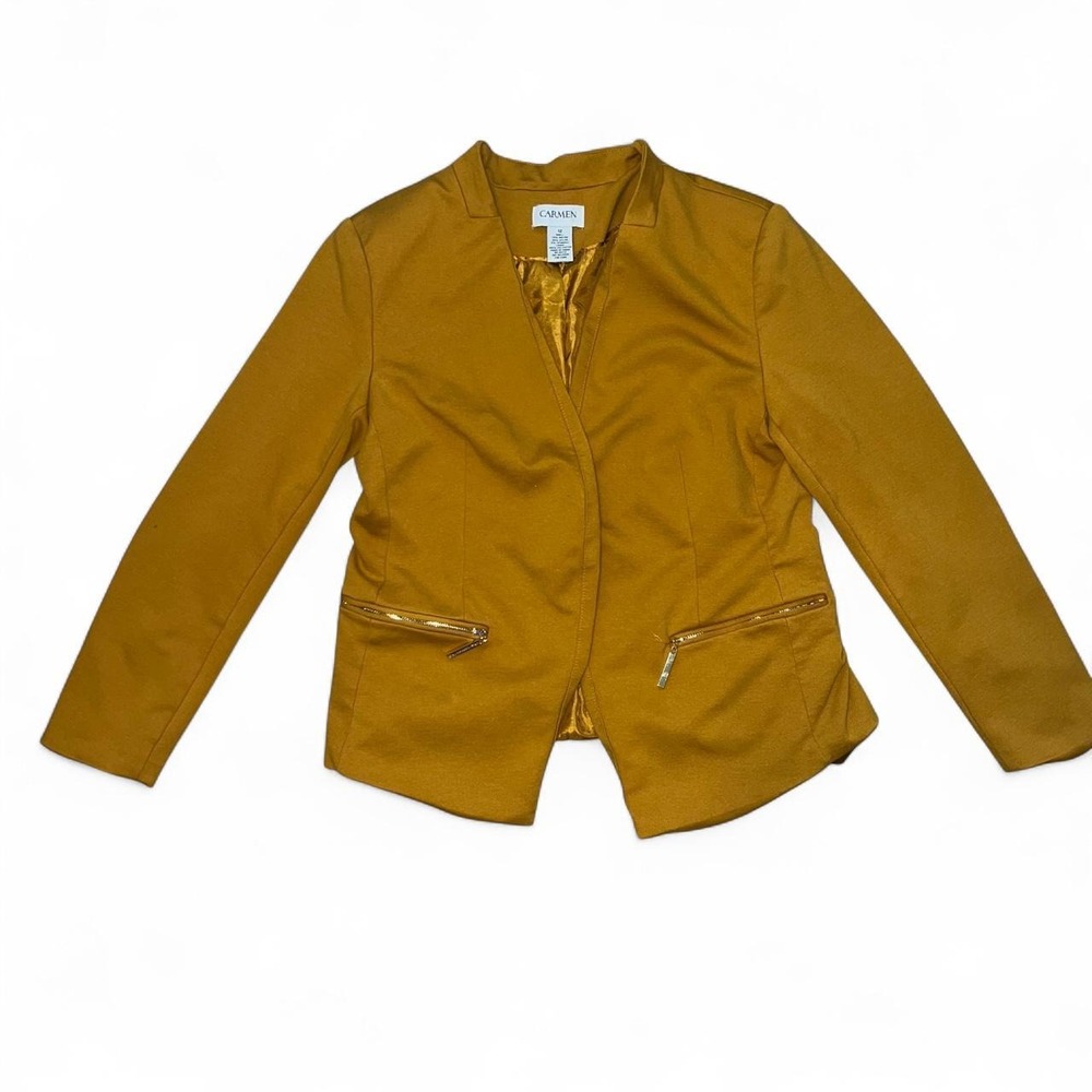 Carmen by Carmen Marc Valvo women's open-front blazer Size 12